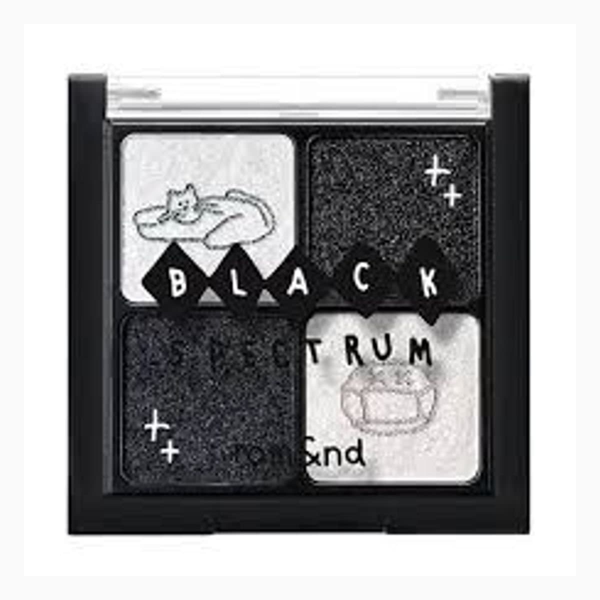 rom&nd X INAPSQUARE BETTER THAN EYES B03 GLITZ IN BLACK
