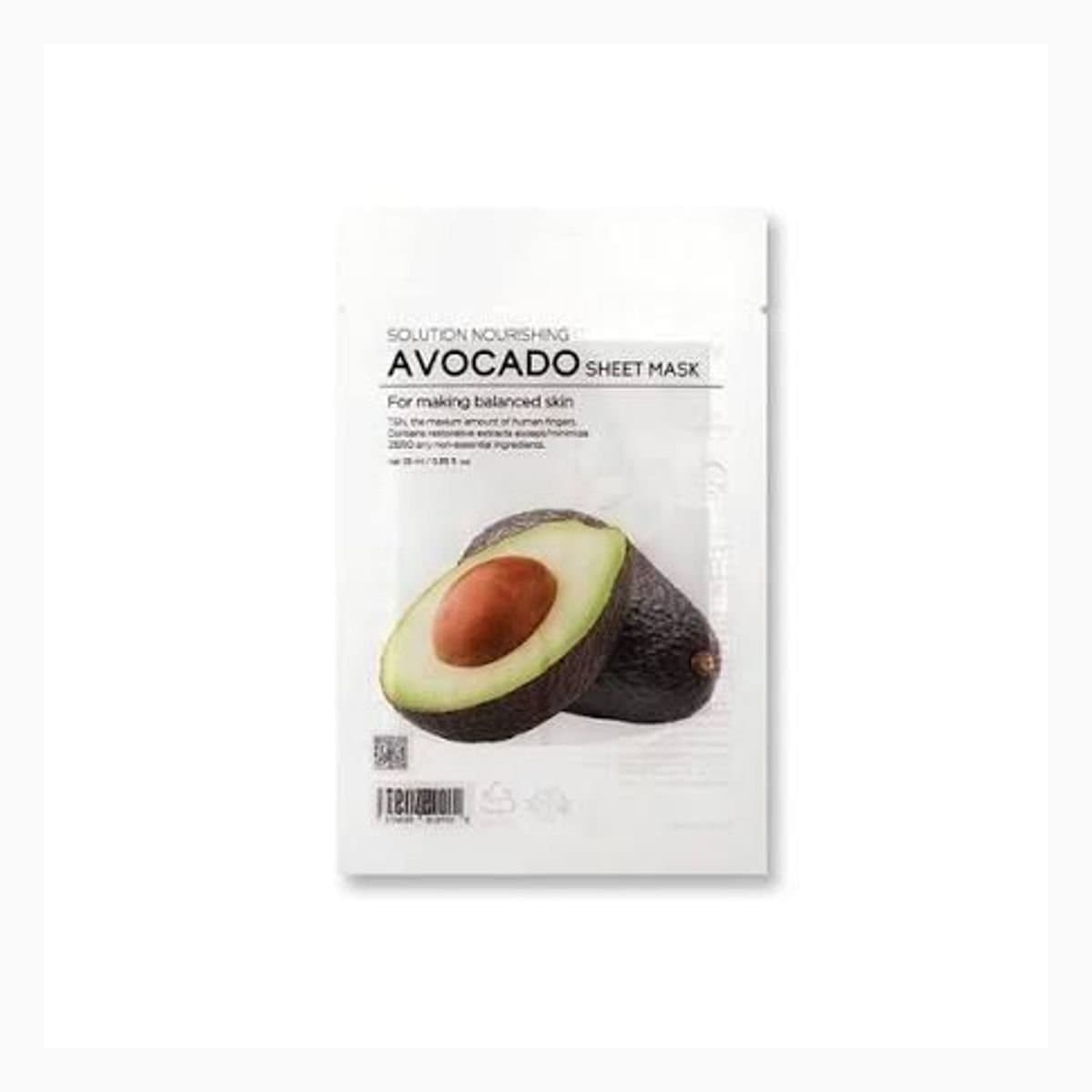 TENZERO SOLUTION NOURISHING AVOCADO SHEET MASK