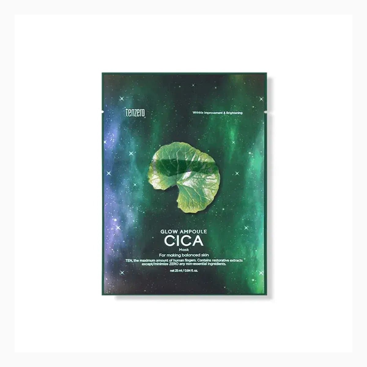 TENZERO GLOW AMPOULE CICA MASK