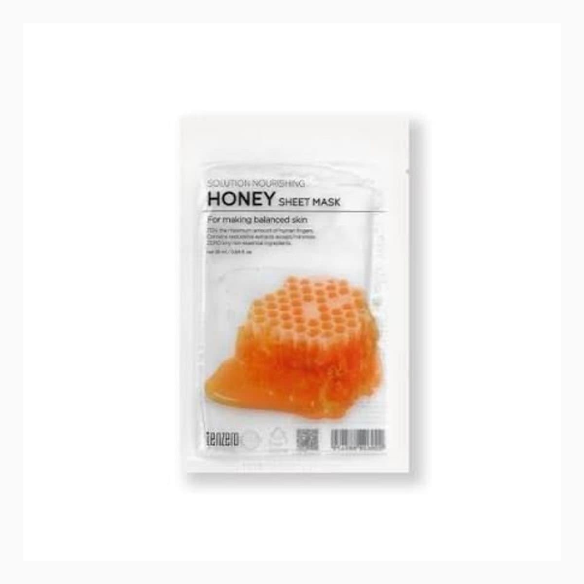 TENZERO SOLUTION NOURISHING HONEY SHEET MASK