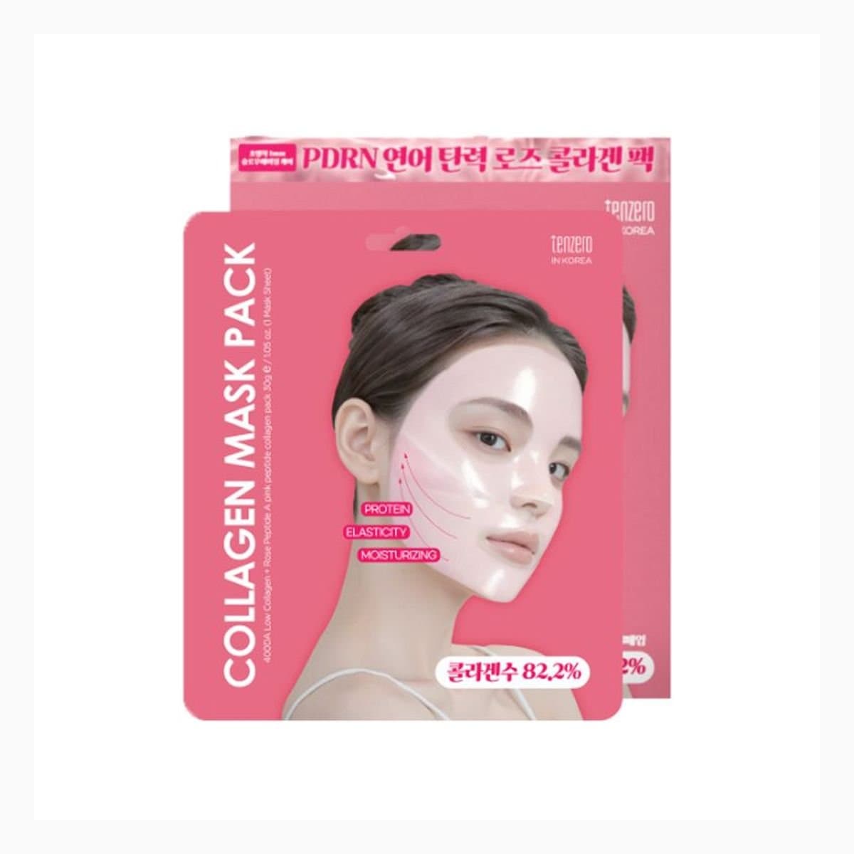 TENZERO ROSE PEPTIDE COLLAGEN MASK PACK