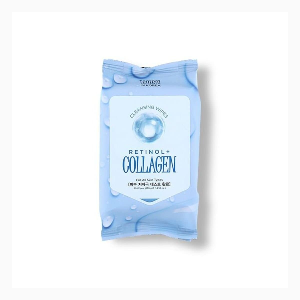 TENZERO RETINOL COLLAGEN CLEANSING WIPES