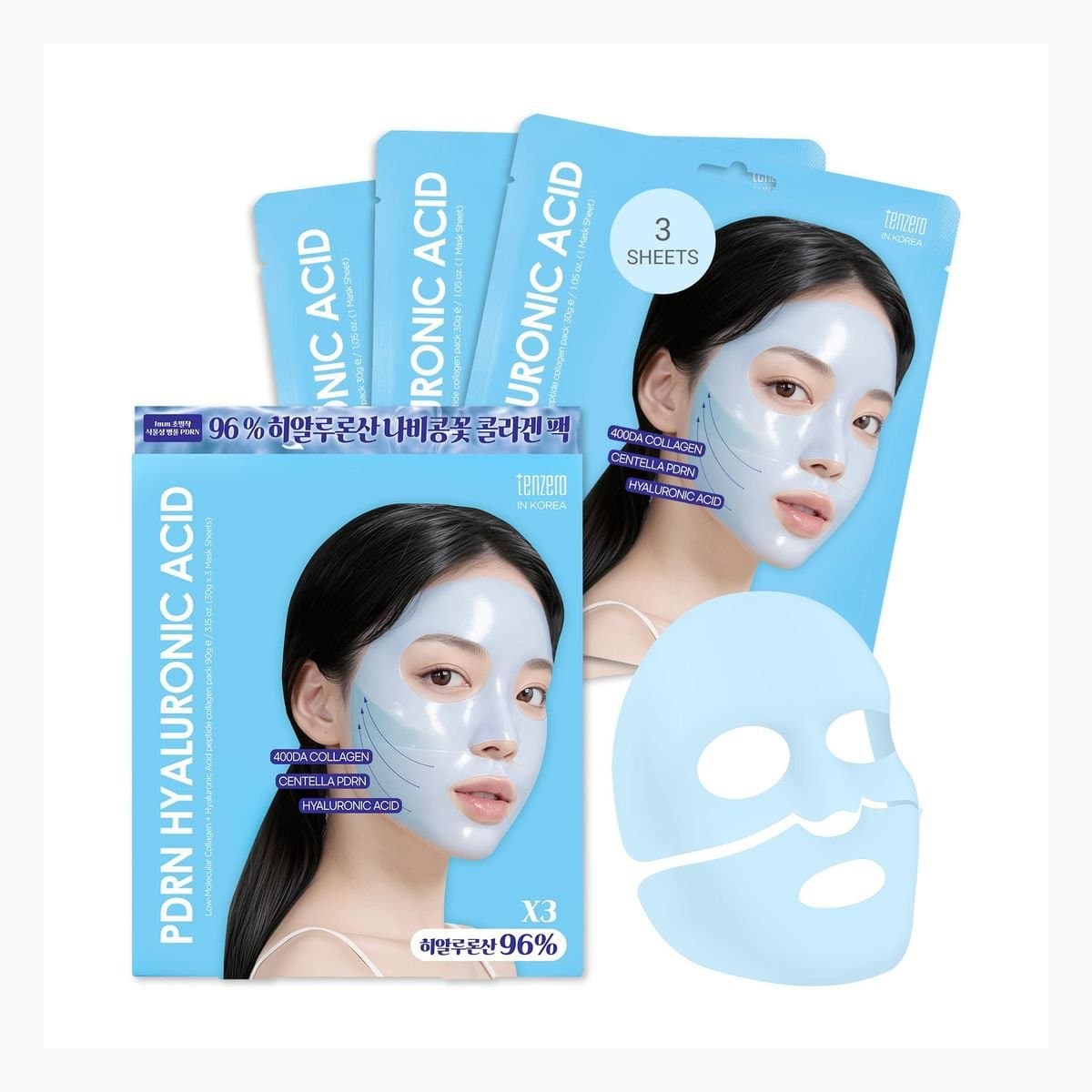 TENZERO WATERY HYALURONIC ACID PDRN MASK PACK