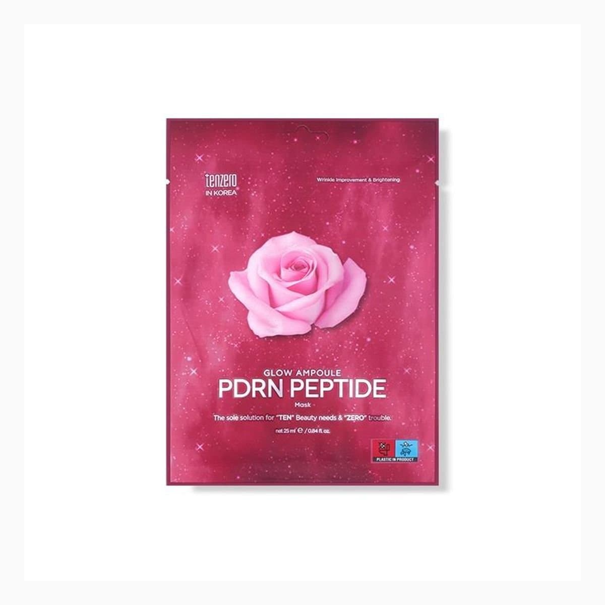TENZERO GLOW AMPOULE PDRN PEPTIDE MASK