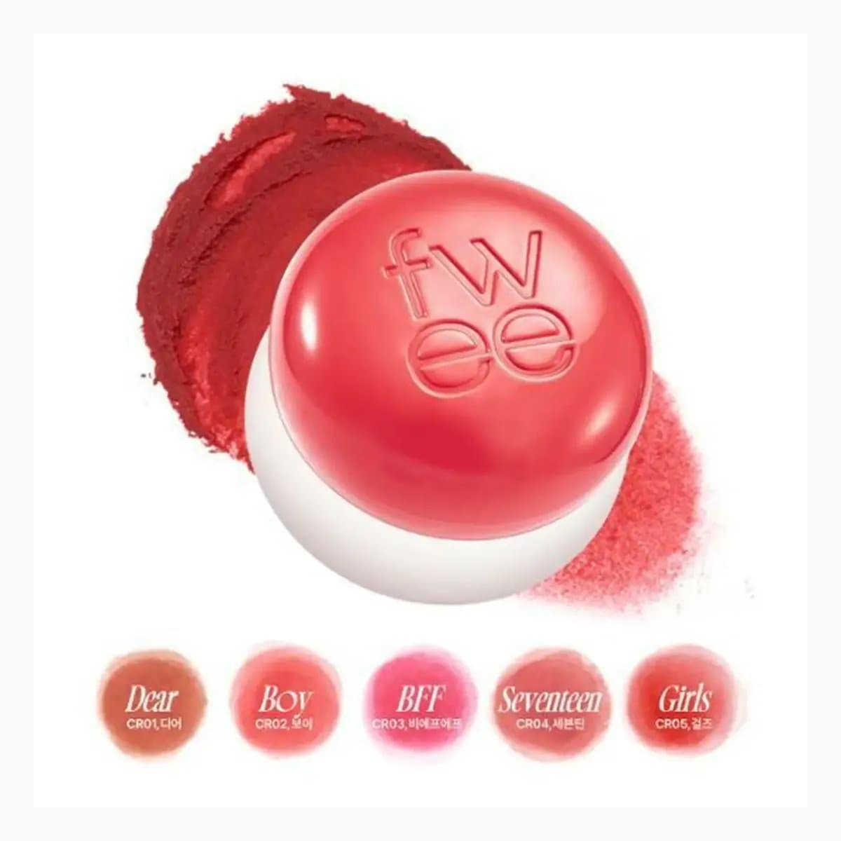 (GL)fwee LIP&CHEEK BLURRY PUDDING POT CR05 GIRLS 5g+PENDANT KEYRING