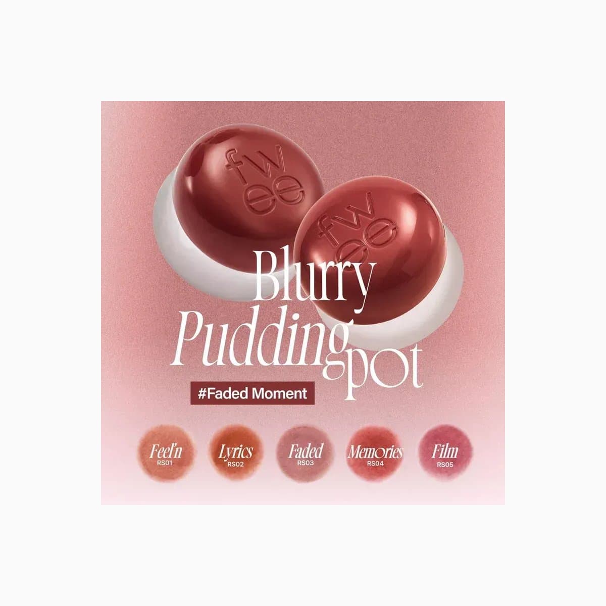 (GL)fwee LIP&CHEEK BLURRY PUDDING POT RS01 FEEL'N 5g+PENDANT KEYRING