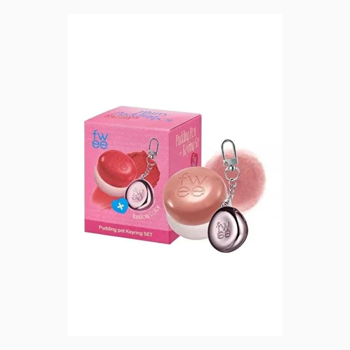 (GL)fwee LIP&CHEEK GLOWY JELLY POT JP03 SWEETS 4g+PENDANT KEYRING
