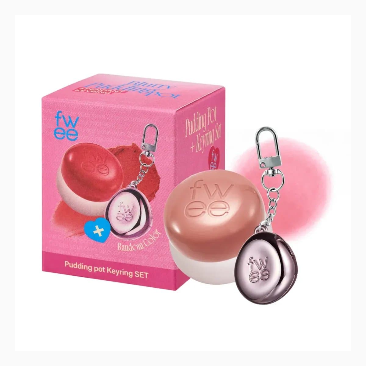 (GL)fwee LIP&CHEEK BLURRY PUDDING POT BS05 WAVY 5g+PENDANT KEYRING