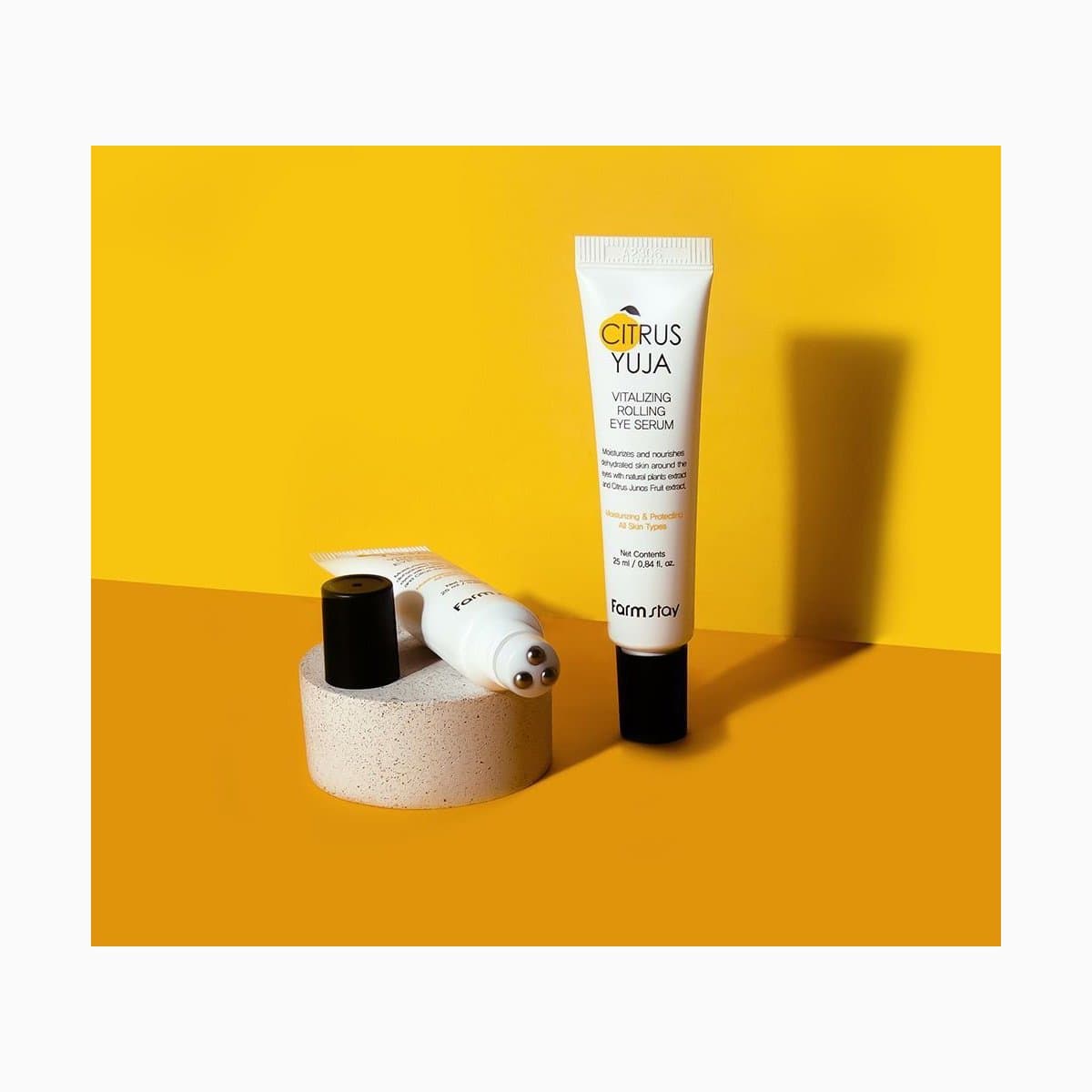 FARMSTAY CITRUS YUJA VITALIZING ROLLING EYE SERUM