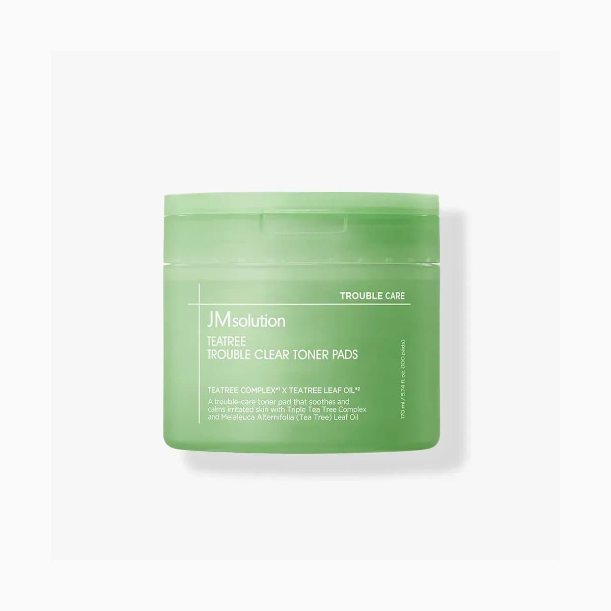 JMSOLUTION TEA TREE TROUBLE CLEAR TONER PADS