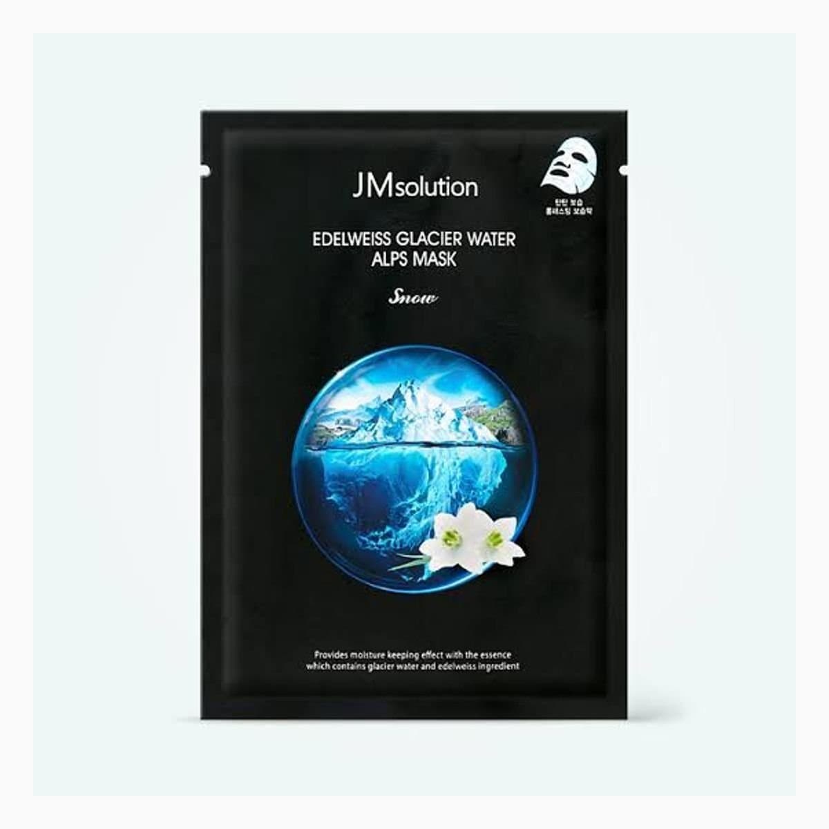 JMSOLUTION EDELWEISS GLACIER WATER ALPS MASK SNOW