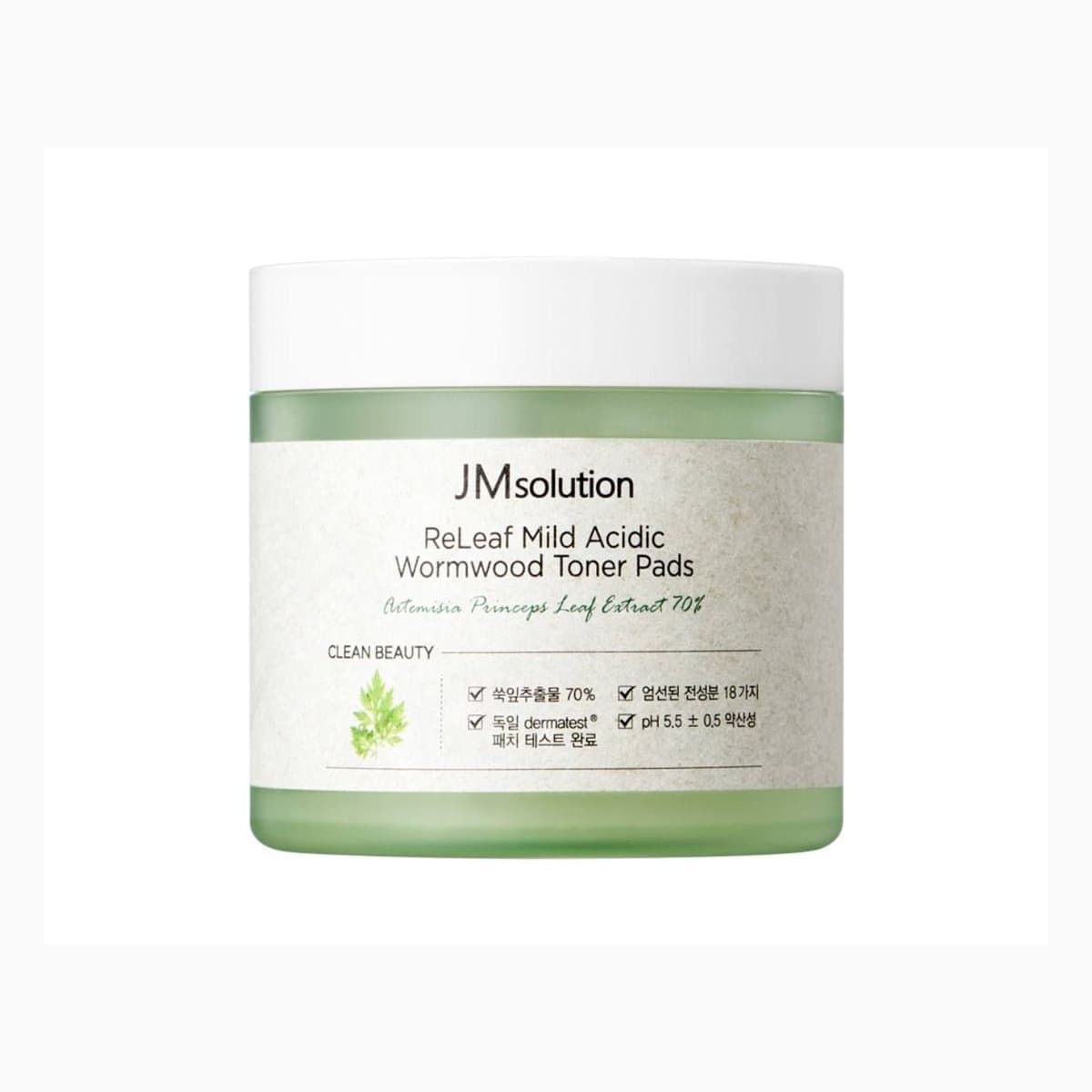 JMSOLUTION RELEAF MILD ACIDIC WORMWOOD TONER PADS
