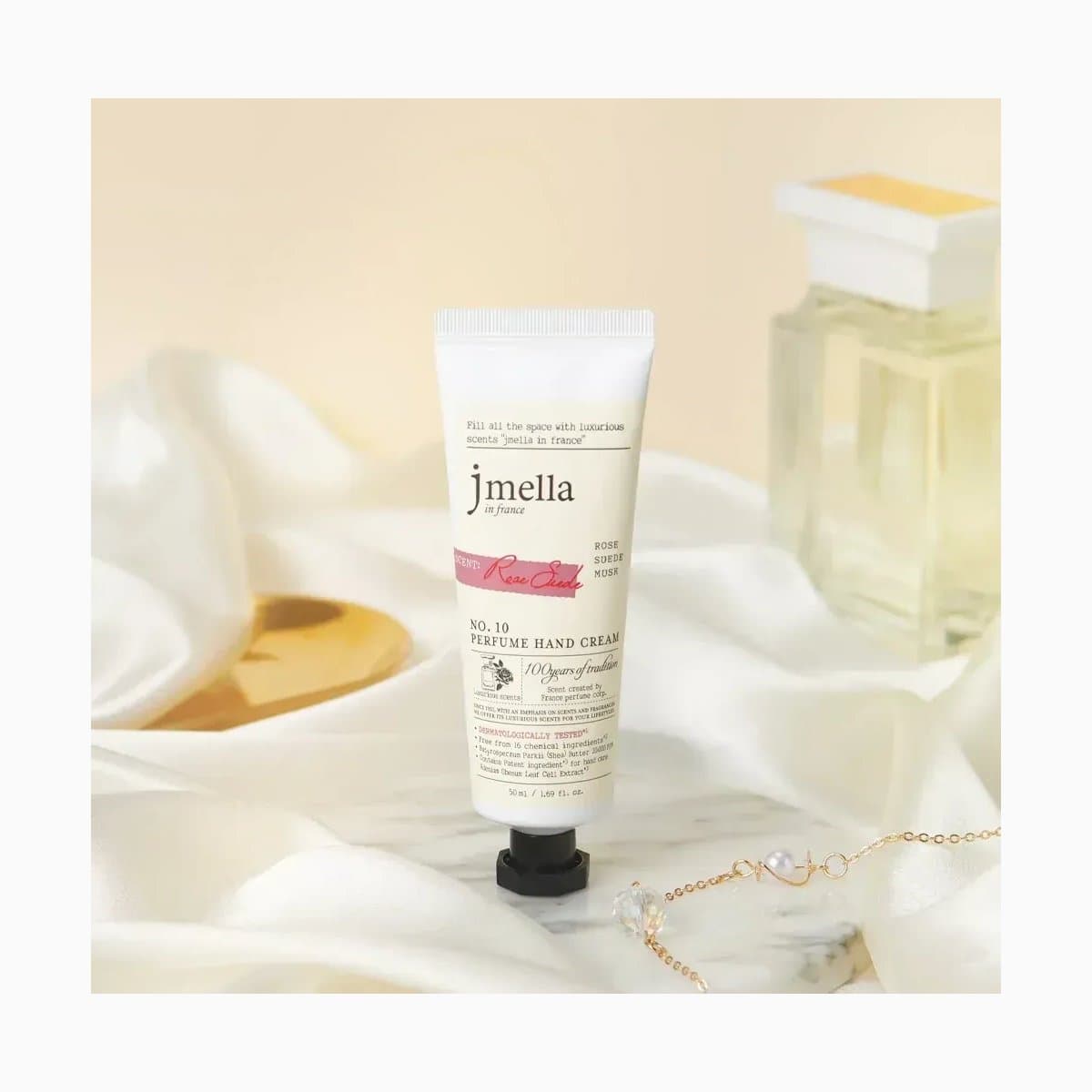 JMELLA IN FRANCE ROSE SUEDE PERFUME HAND CREAM 50 ml
