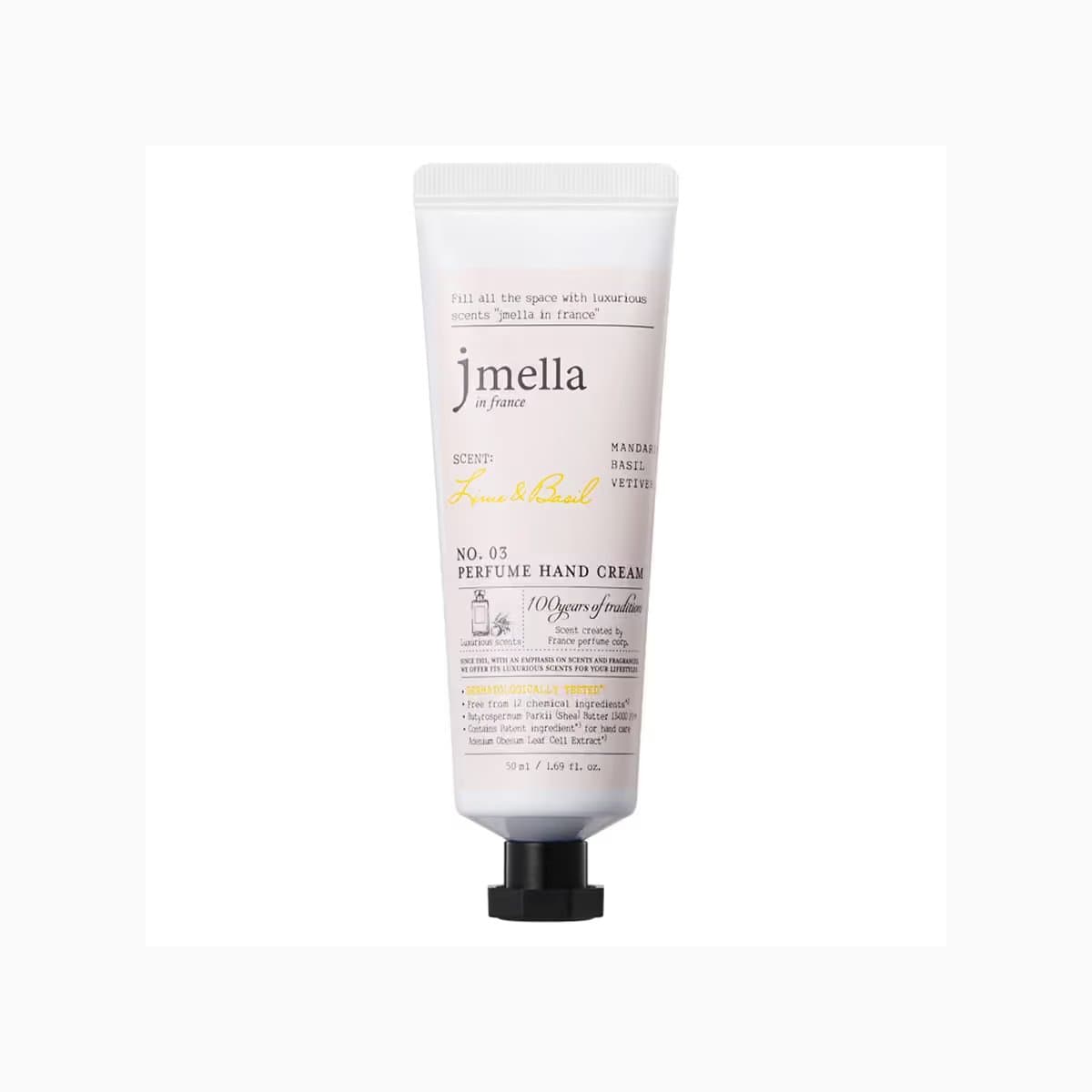 JMELLA IN FRANCE LIME & BASIL PERFUME HAND CREAM 50 ml