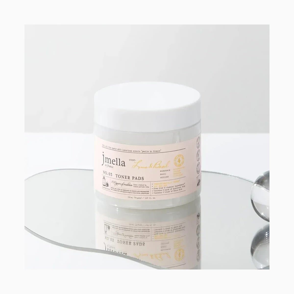 JMELLA IN FRANCE LIME & BASIL TONER PADS 150g