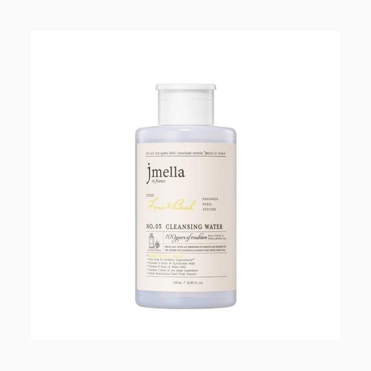 J.MELLA IN FRANCE LIME & BASIL CLEANSING WATER 500ml