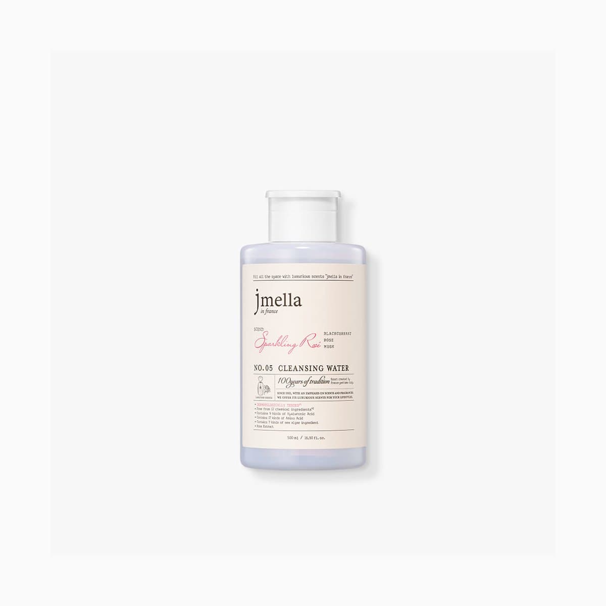 J.MELLA IN FRANCE SPARKLING ROSÉ CLEANSING WATER 500ml