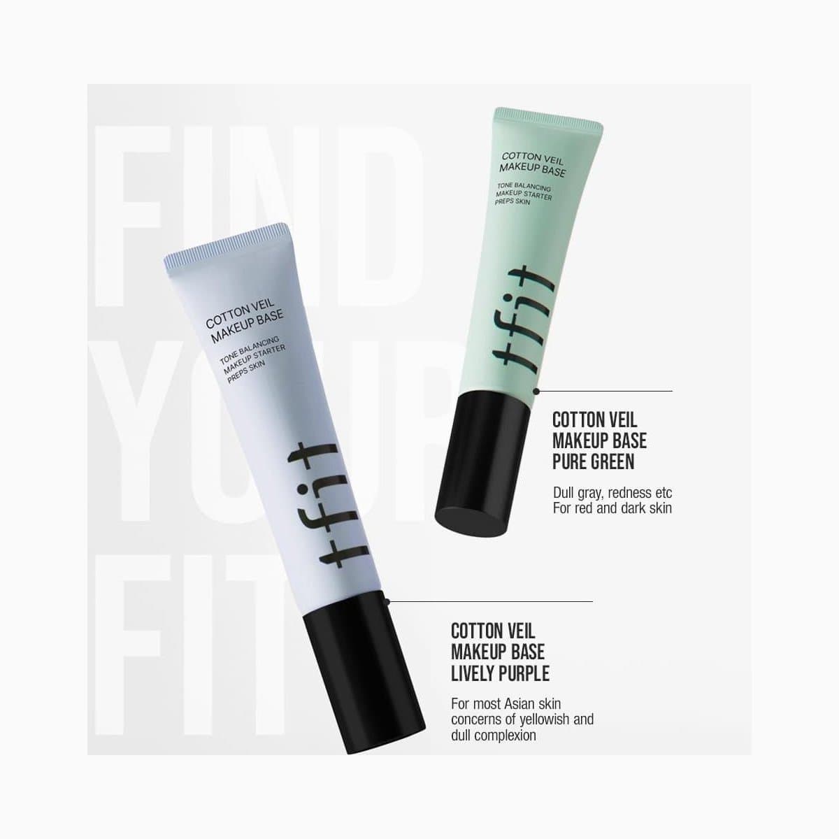 COTTON VEIL MAKEUP BASE
01 PURE GREEN