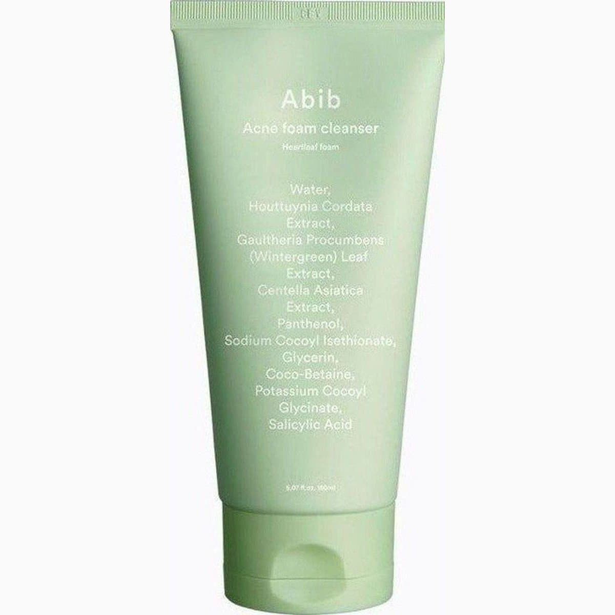 Abib Acne foam cleanser
Heartleaf foam