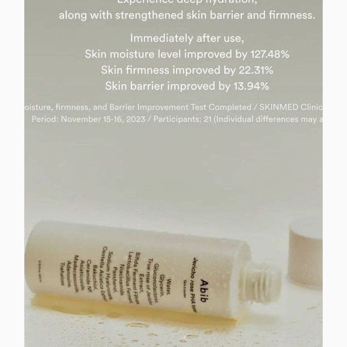 Abib Jerficho rose PHA toner
Skin booster