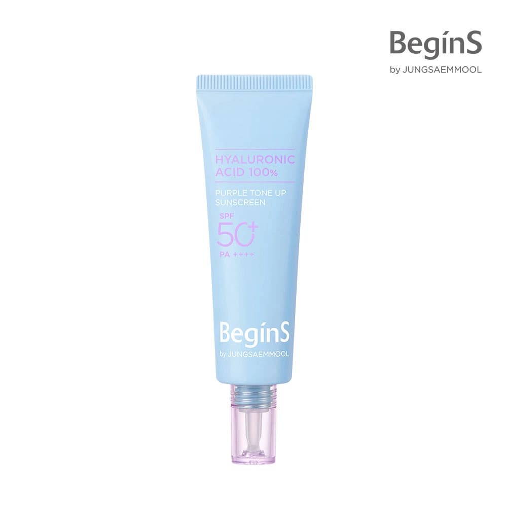 BeginS by JUNGSAEMMOOL Blue Chamomile Hyaluronic Acid Purple Tone up Sunscreen