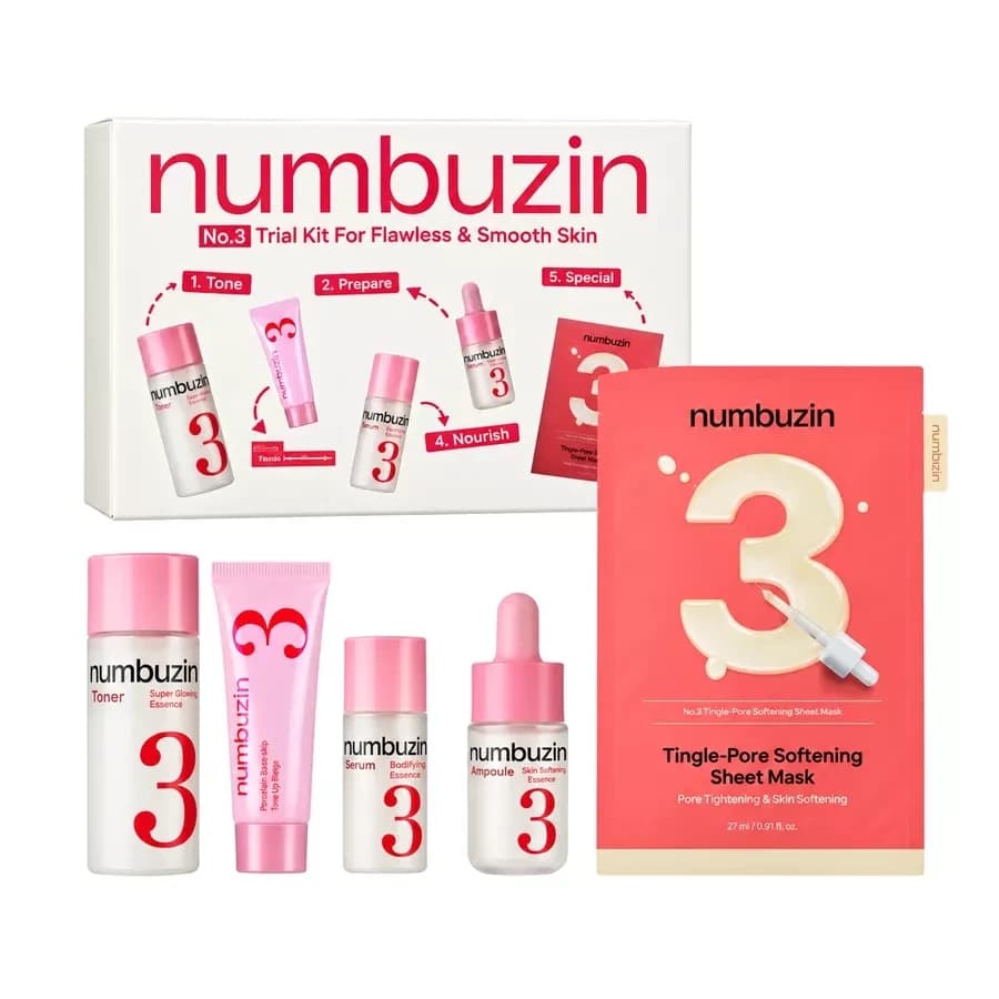 No.3 Trial Kit for Poreless & Smooth Skin