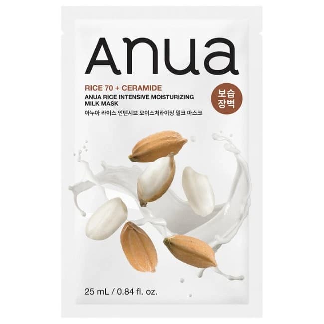 ANUA RICE 70 INTENSIVE MOISTURIZING MILK MASK