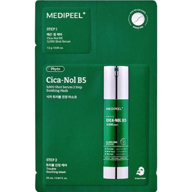 MEDIPEEL PHYTO CICA-NOL B5 3000 SHOT SERUM 2 STEP MASK