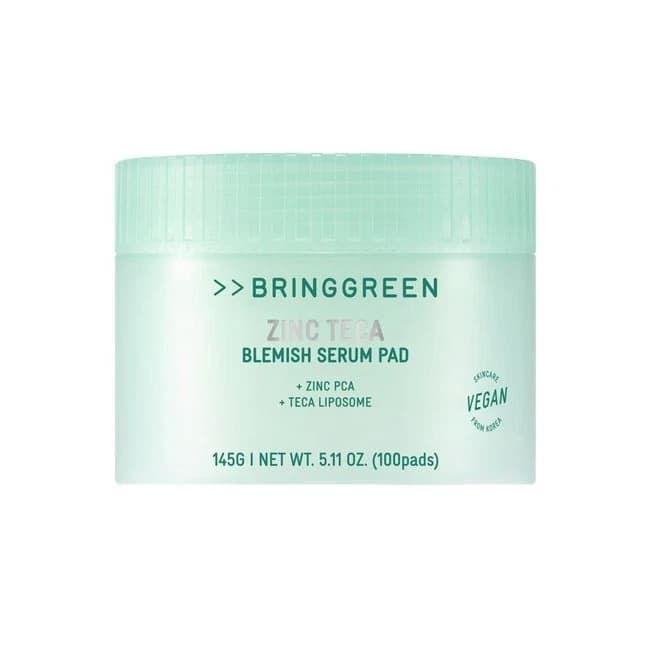 BRINGGREEN Zinc Teca Blemish Serum Pad 100P