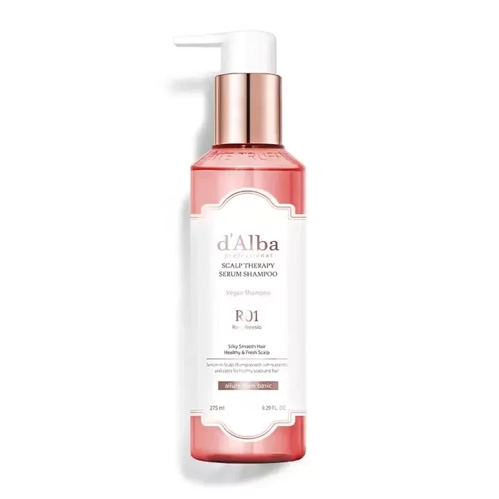 d'Alba Professional Repairing Scalp Therapy Serum Shampoo Rose Freesia
