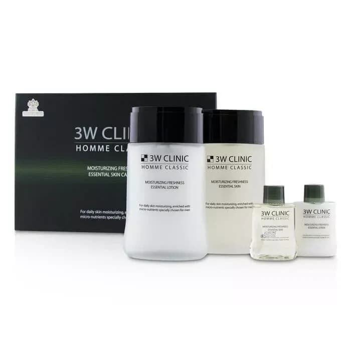HOMME CLASSIC MOISTURIZING FRESHNESS ESSENTIAL 2 ITEMS SET