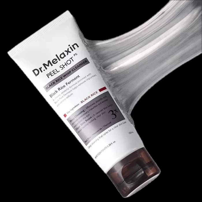 Dr.Melaxin PEEL SHOT BLACK RICE WHIP CLEANSER 100ml