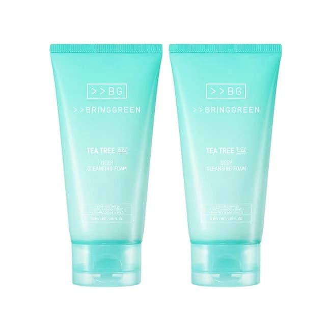 BRING GREEN Tea Tree Cica Deep Cleansing Foam 200mL