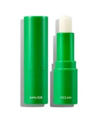 AMUSE VEGAN GREEN LIP BALM 01 CLEAR