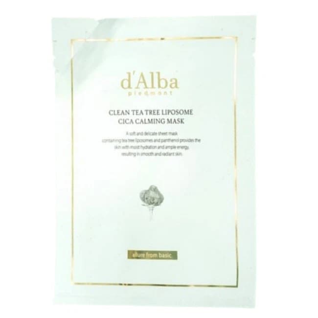d'Alba Clean Tea Tree Liposome Cica Calming Mask