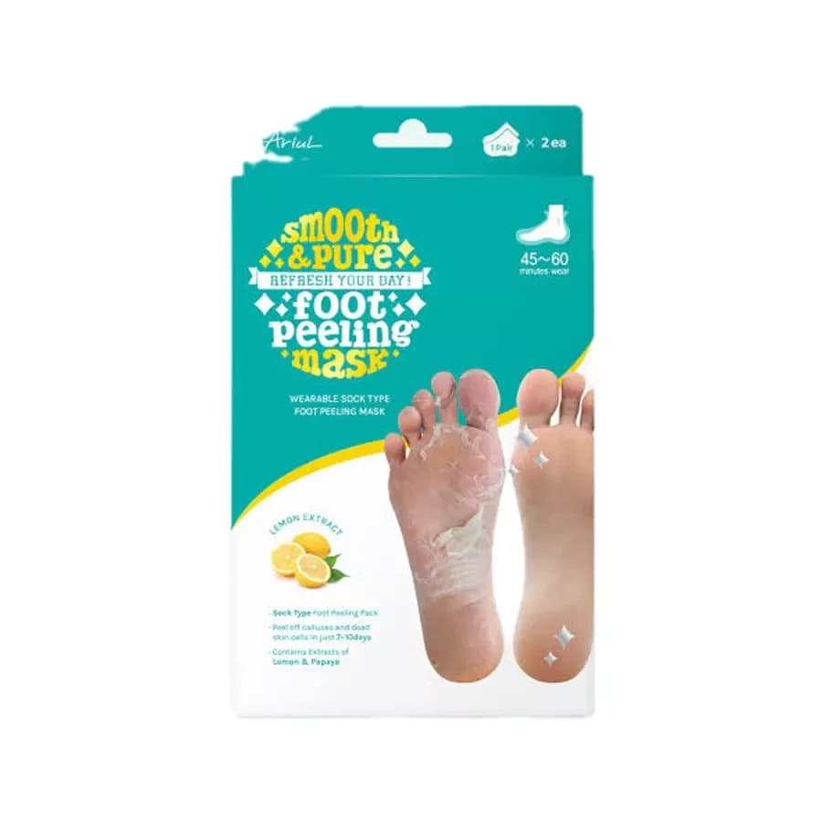 Ariul Smooth & Pure Express Foot Peeling Mask Lemon