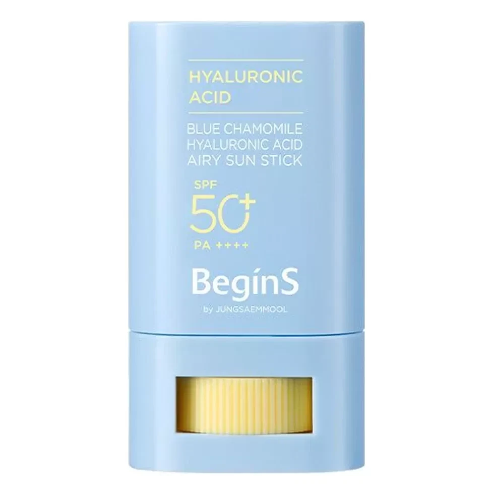 BeginS by JUNGSAEMMOOL Blue Chamomile Hyaluronic Acid Airy Sun Stick