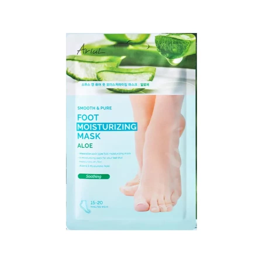 Ariul Smooth & Pure Foot Moisturizing Mask Aloe Soothing