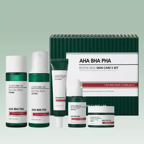 AHA BHA PHA REVITAL REAL SKIN CARE 5 SET