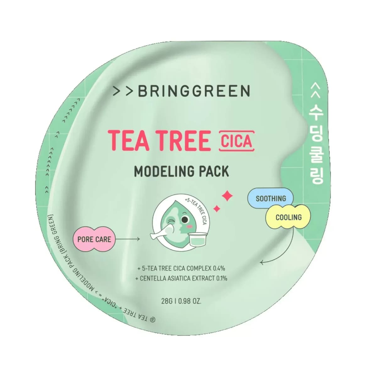 BRINGGREEN Modeling Pack Tea Tree Cica 28g